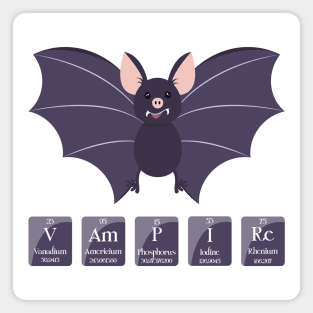 Vampire batty science humor Magnet